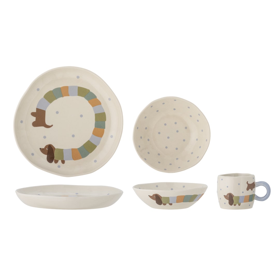 82058480 - Charlie Tableware Set, Multi, Stoneware STOCK: 300