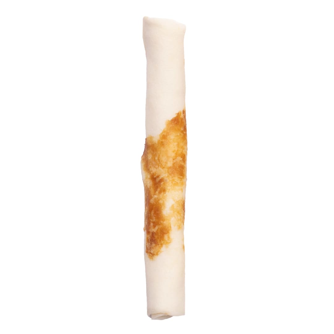 Pet Factory Twistedz American Beefhide Chip Rolls, Wrapped with Beef Meat Wrap, 5", 8 Pack