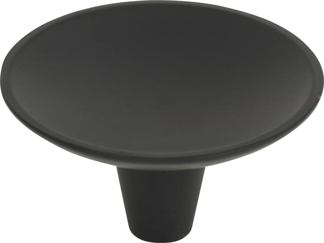 Dap Round Knob 2 Inch Matte Black