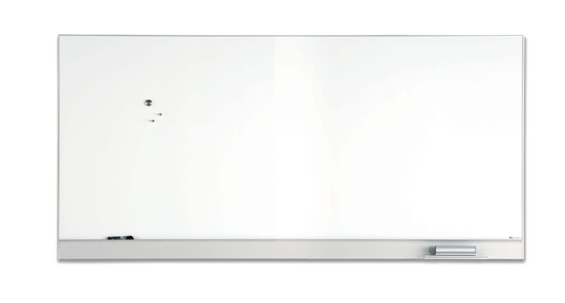 Polarity™ Magnetic Dry Erase White Board - 96" x 46" Aluminum Frame