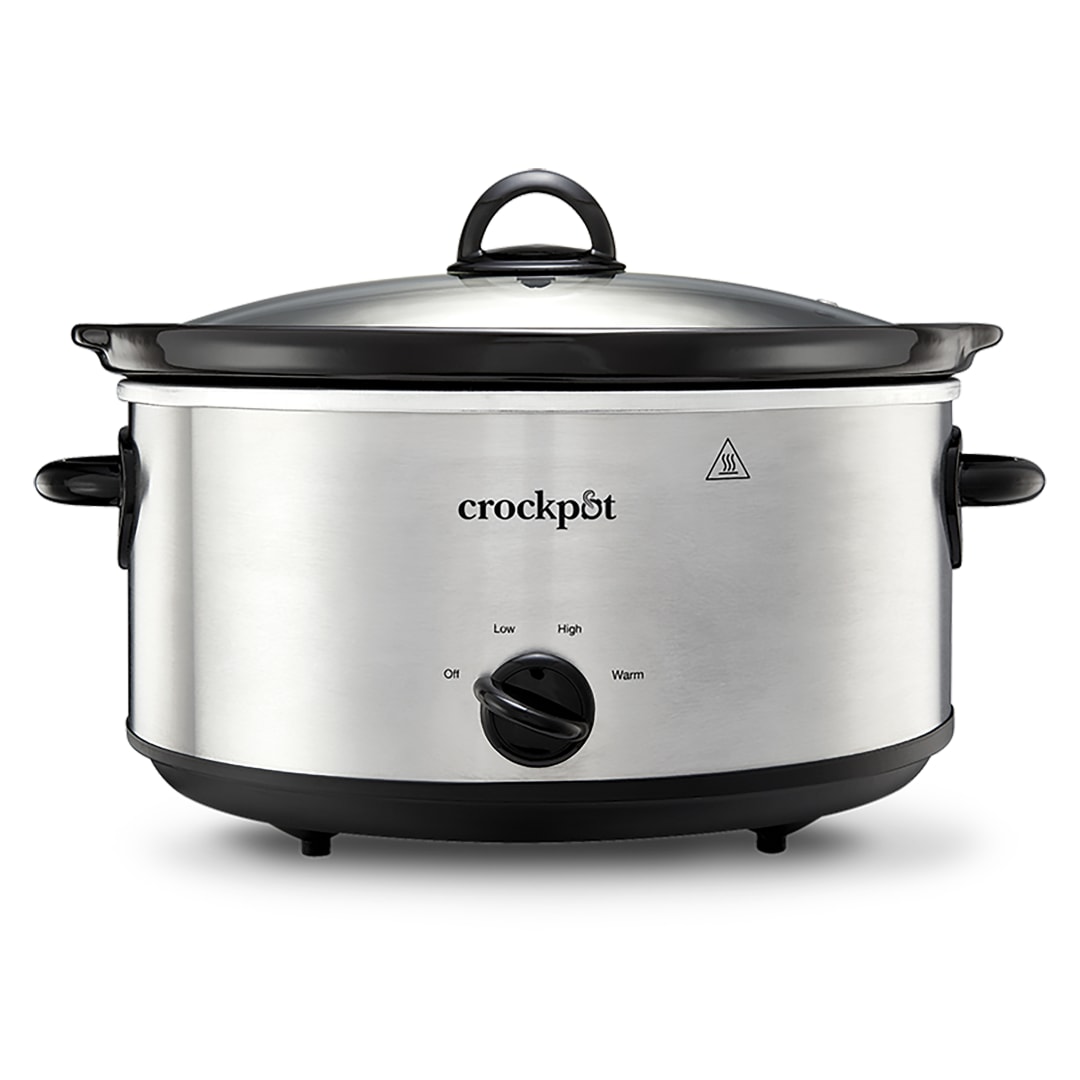 CROCKPOT 5.6L SS MANUAL SLOW COOKER