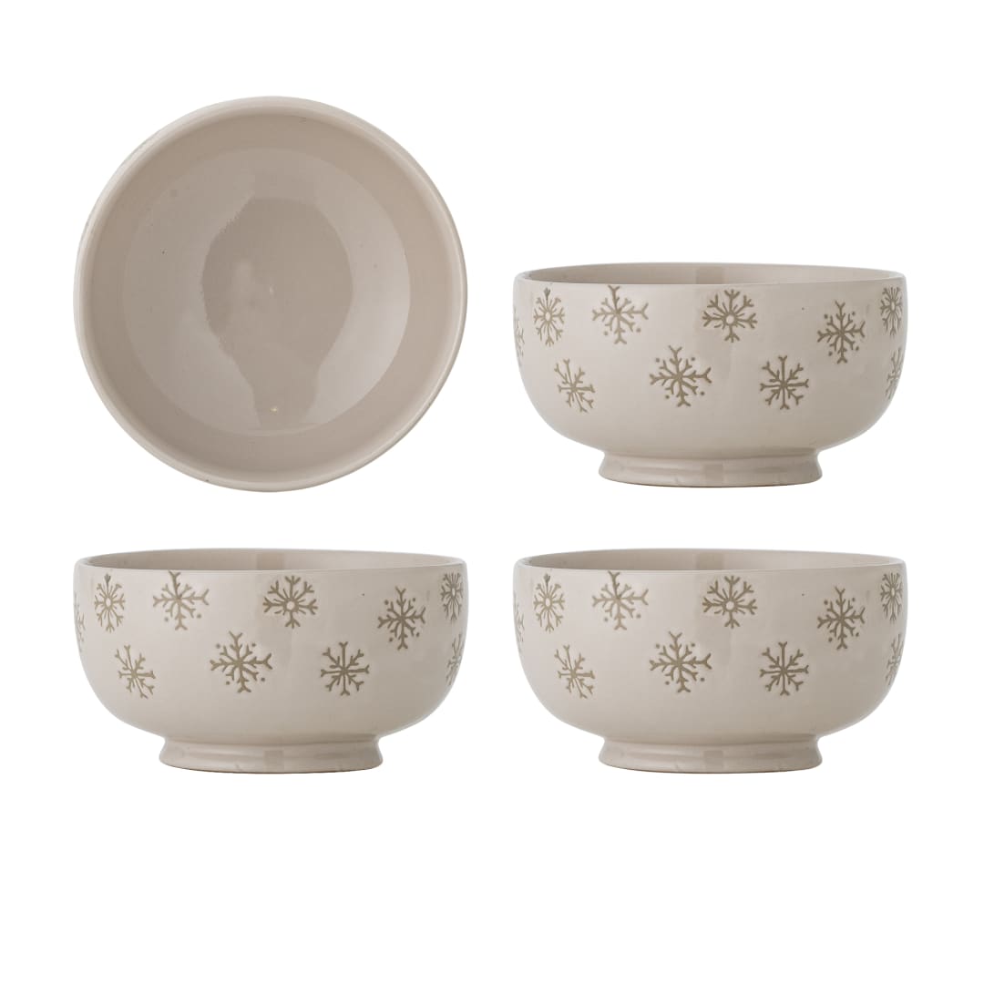 82073046 - Snowie Bowl, Nature, Stoneware STOCK: 148