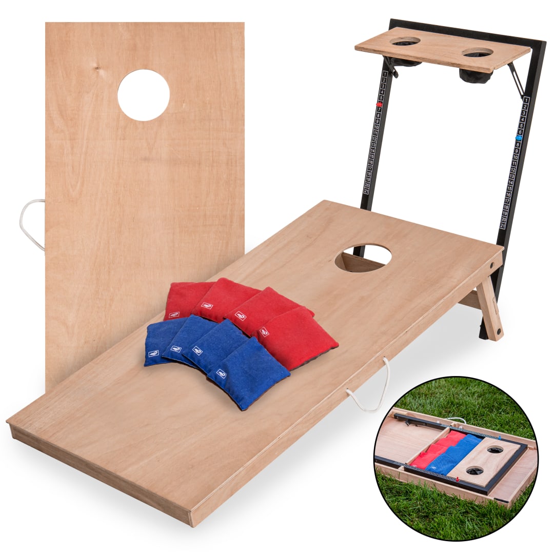 2x4 Cornhole Set with Integrat