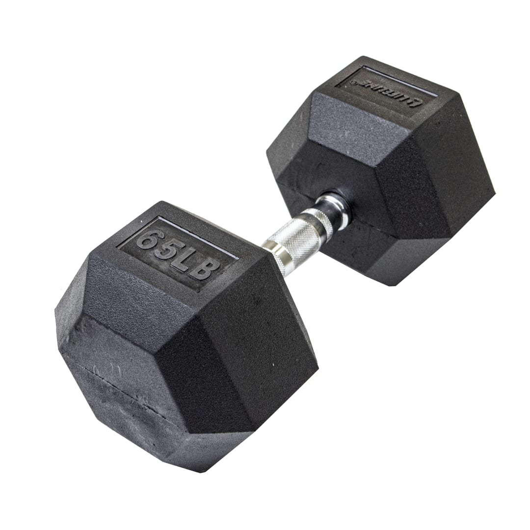 Lifeline Hex Rubber Dumbbell -