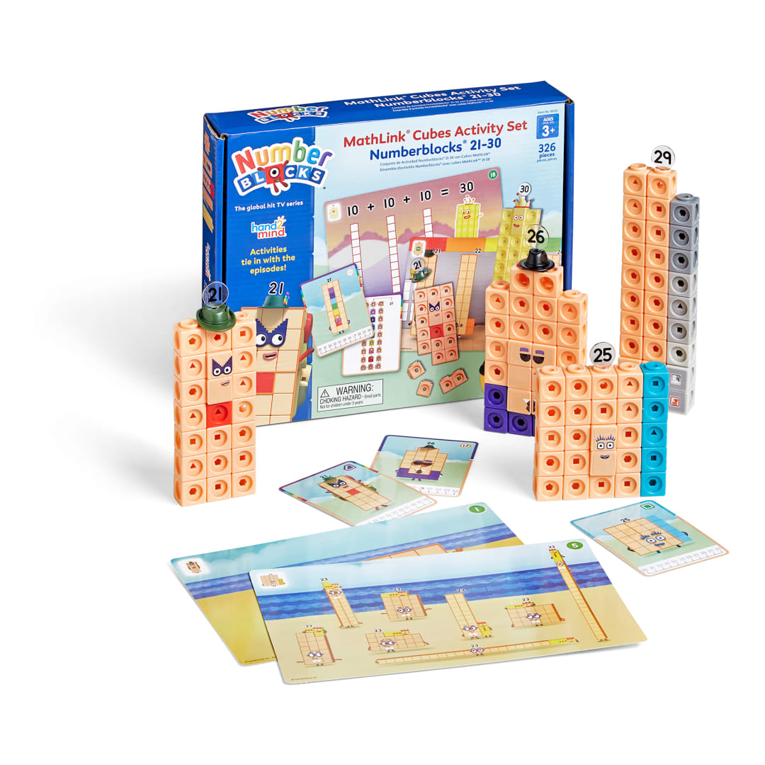 Numberblocks® Mathlink® Cubes 21–30 Activity Set