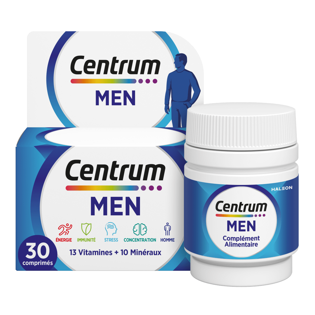 Centrum Men Multivitamines | 13 Vitamines & 10 Minéraux