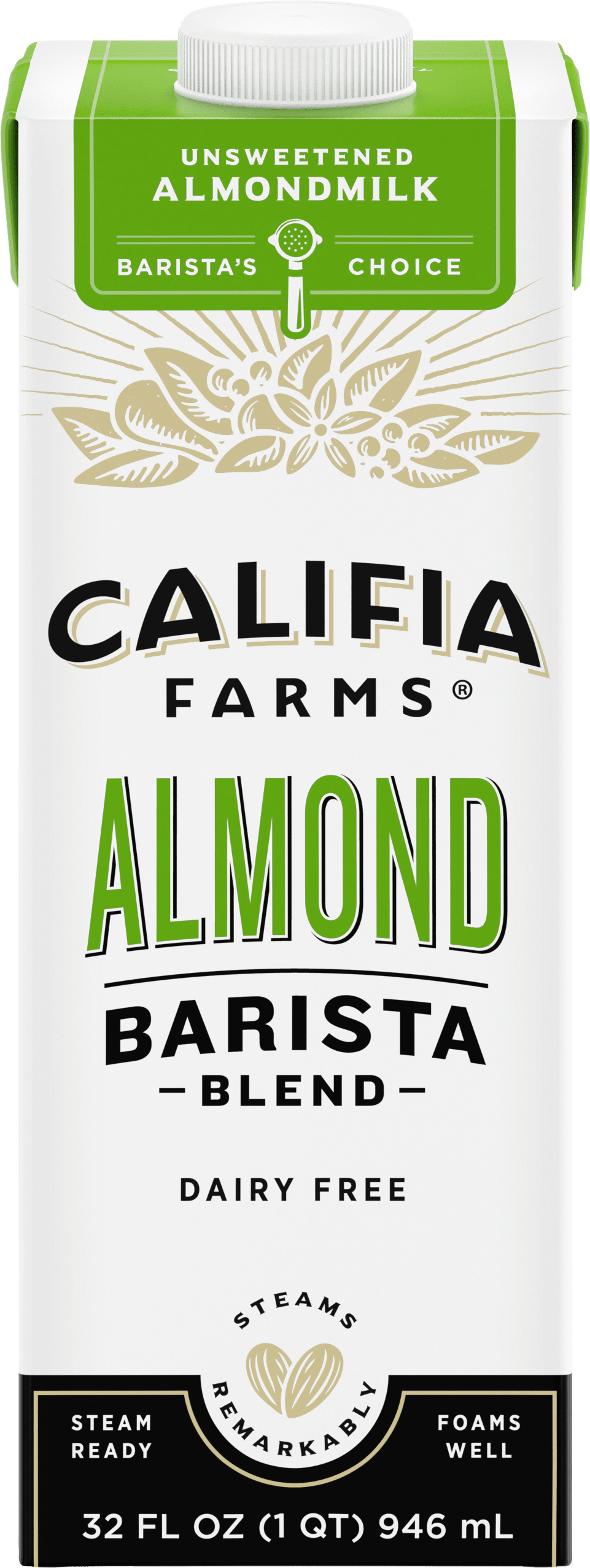 Unsweetened Almond Barista Blend Almond Milk