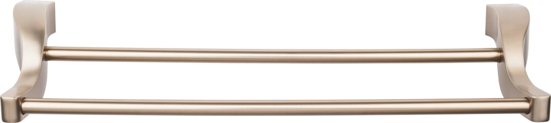 Aqua Bath Towel Bar 30 Inch Double Brushed Bronze