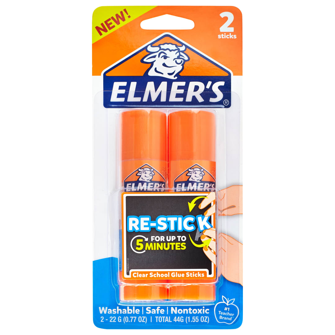 ELM SG RE-STICK GLUESTIK 8G 2CT 24PK/132
