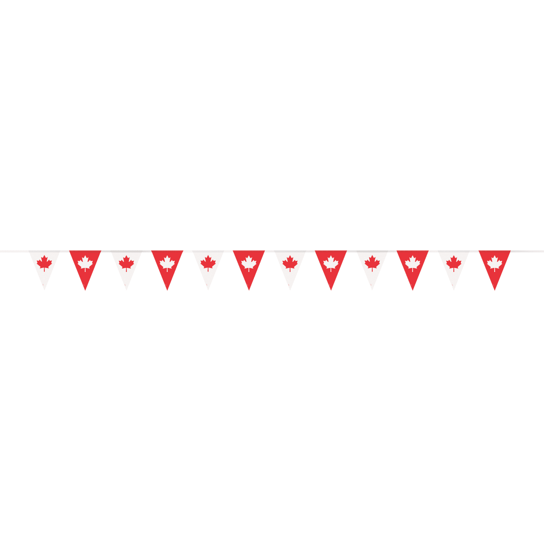Canada Day Flag Banner, 12 ft