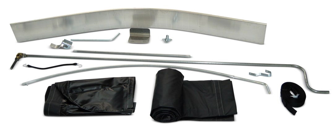 36' x 96" Side Roll Transfer Trailer Kit - 9 Bows