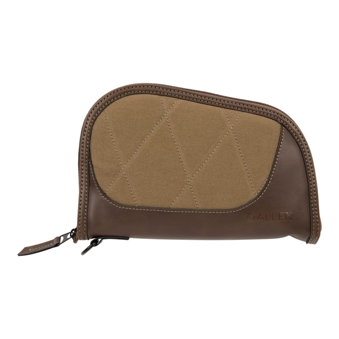 Allen Company Walden 9-Inch Handgun Case, Brown/Tan Canvas