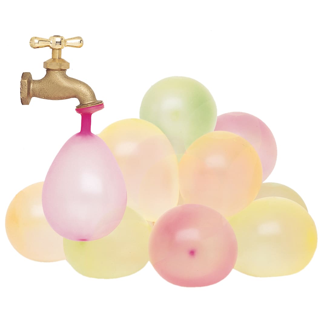 Neon Water Bomb Balloons, 50ct
