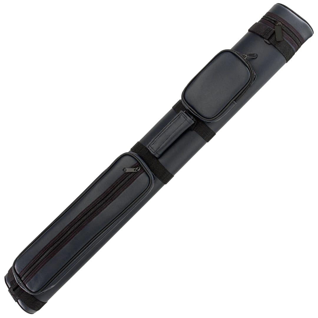 OVAL LEATHERETTE CASE, BLACK,