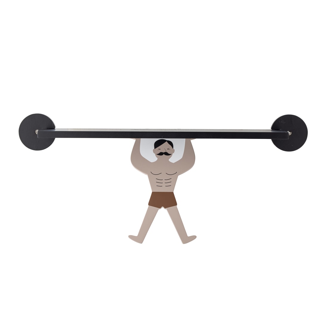 82058422 - Rossaio Shelf, Black, MDF STOCK: 126