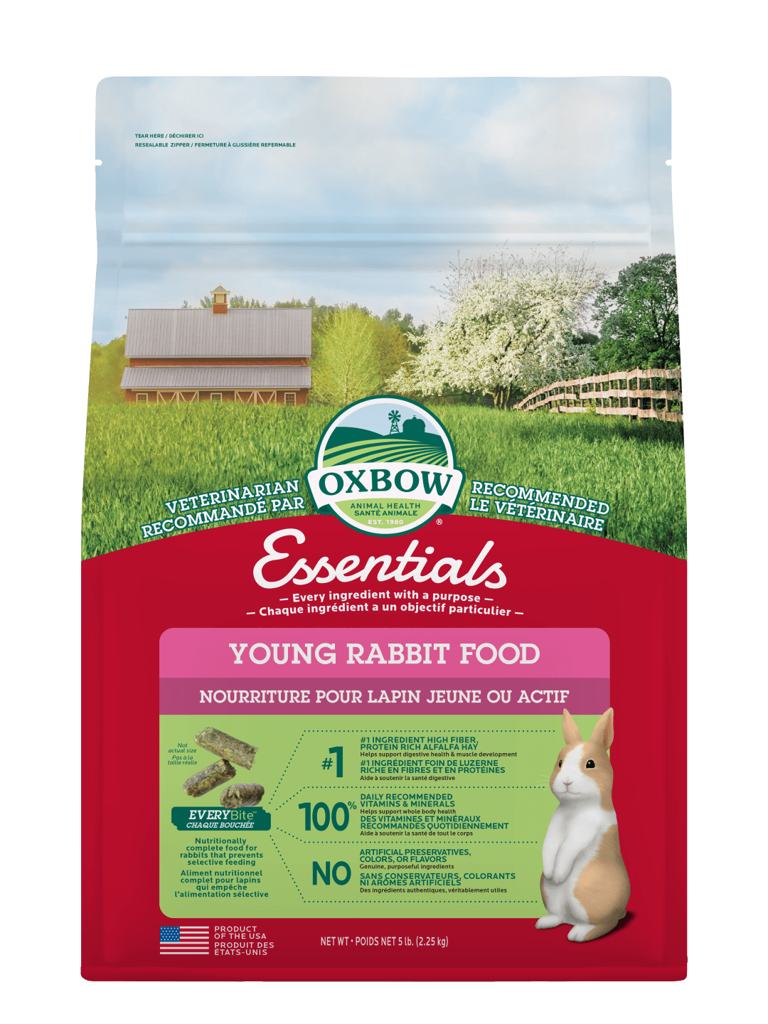 Essentials Young Rabbit Food - 5 lb, Canada Version