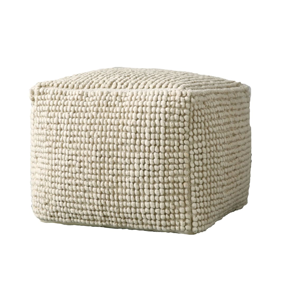 82041184 - Suna Pouf, Nature, Wool STOCK: 26