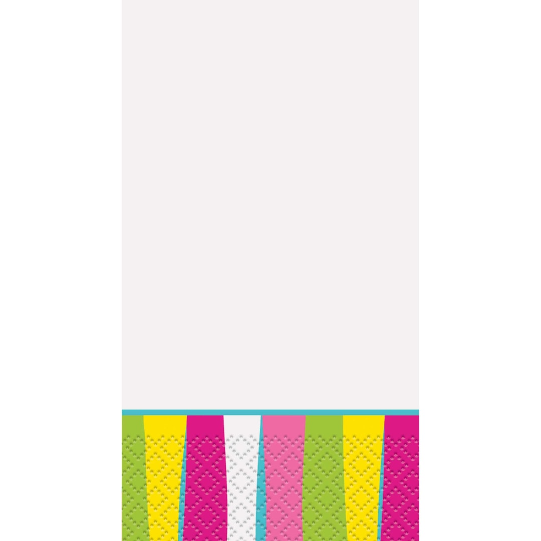 Premier Stylz® Summer Stripes Guest Towels, 24ct
