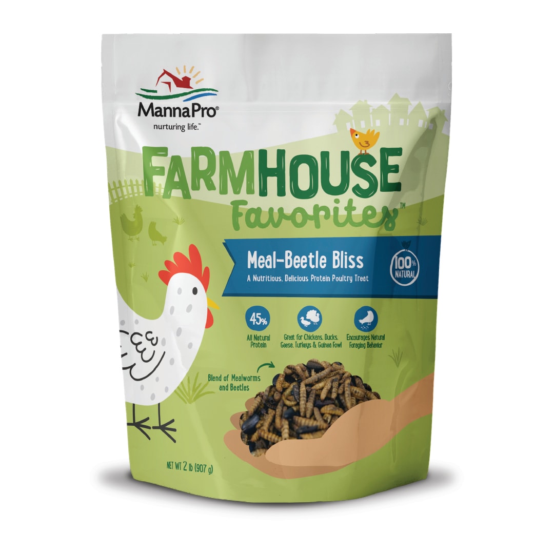 Manna Pro Farmhouse Favorites Beetle Bliss Poultry Treat – 2lb bag
