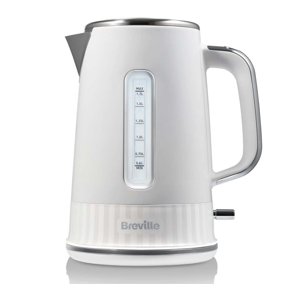 BREVILLE RIVIERA METAL KETTLE WHITE