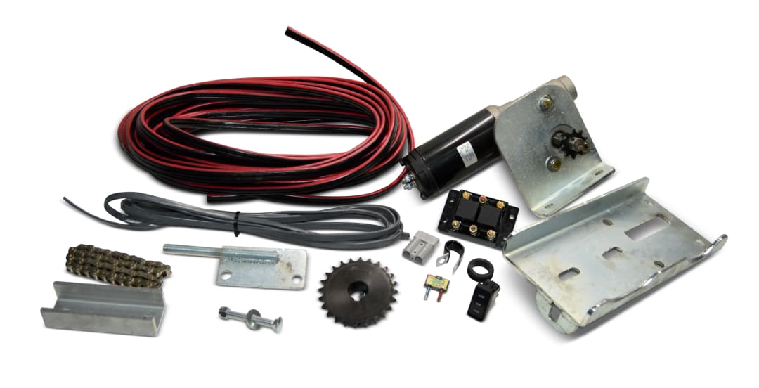 Tarp-N-Go Outside Mounted Direct Drive Electric Conversion