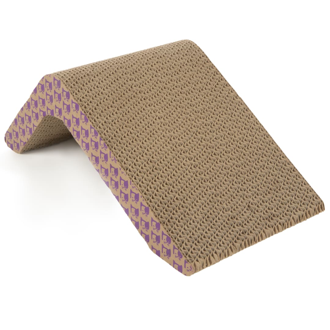 SmartyKat Scratch Ladder Angled Cat Scratcher with Catnip Infusion Technology, Versatile for Floor or Wall Use