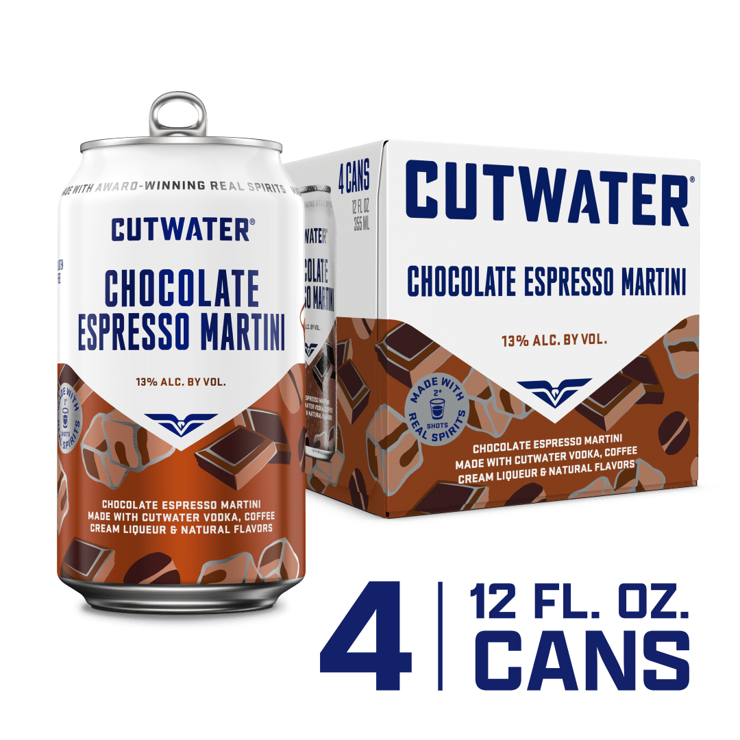 Cutwater Chocolate Espresso Martini 4 - 12 fl oz Cans