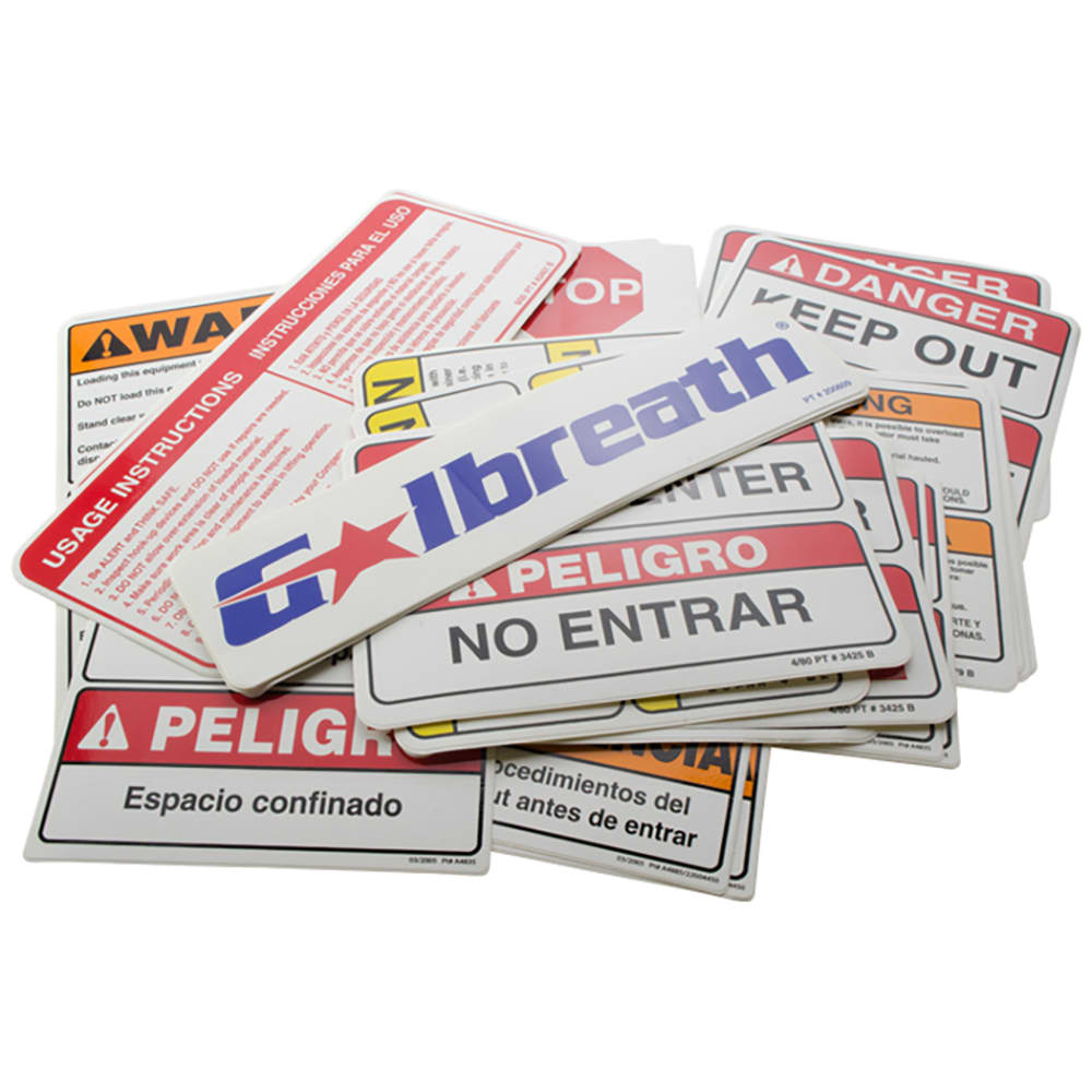 Galbreath™ Decal Kit, Self-Contained SS