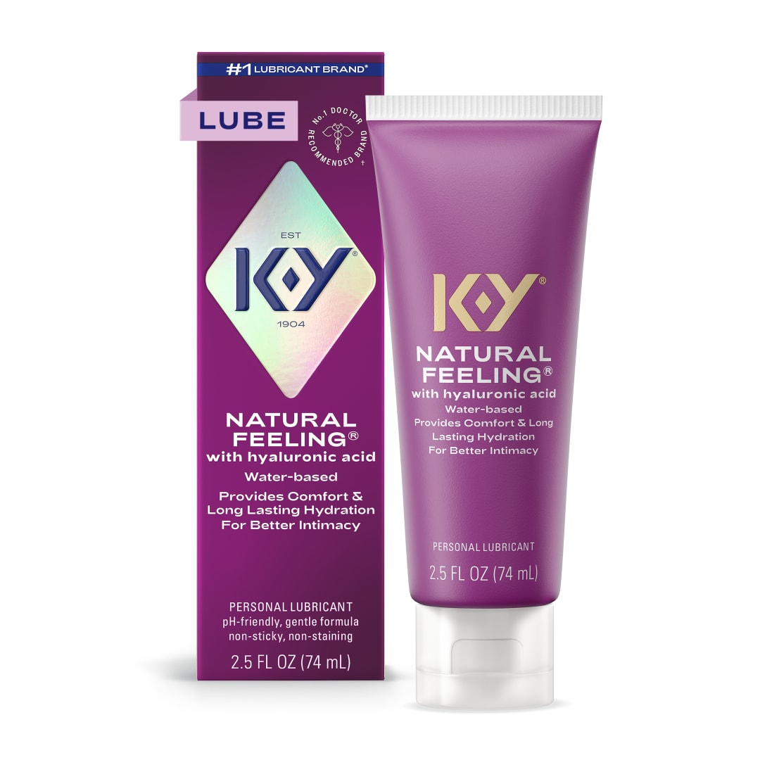 K-Y® Natural Feeling with Hyaluronic Acid Lubricant 72/2.5 oz.
