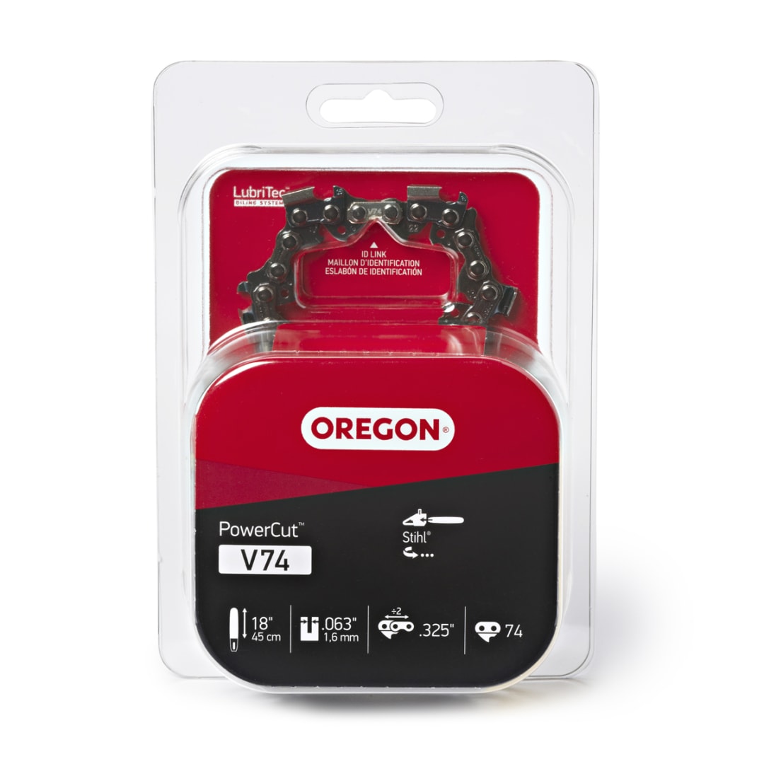Oregon V74 PowerCut Saw Chain for 18 in. Bar - 74 Drive Links - fits several Stihl chainsaws