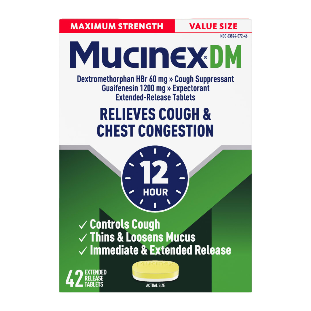 MUCINEX® DM - Max Strength 12/42 ct.