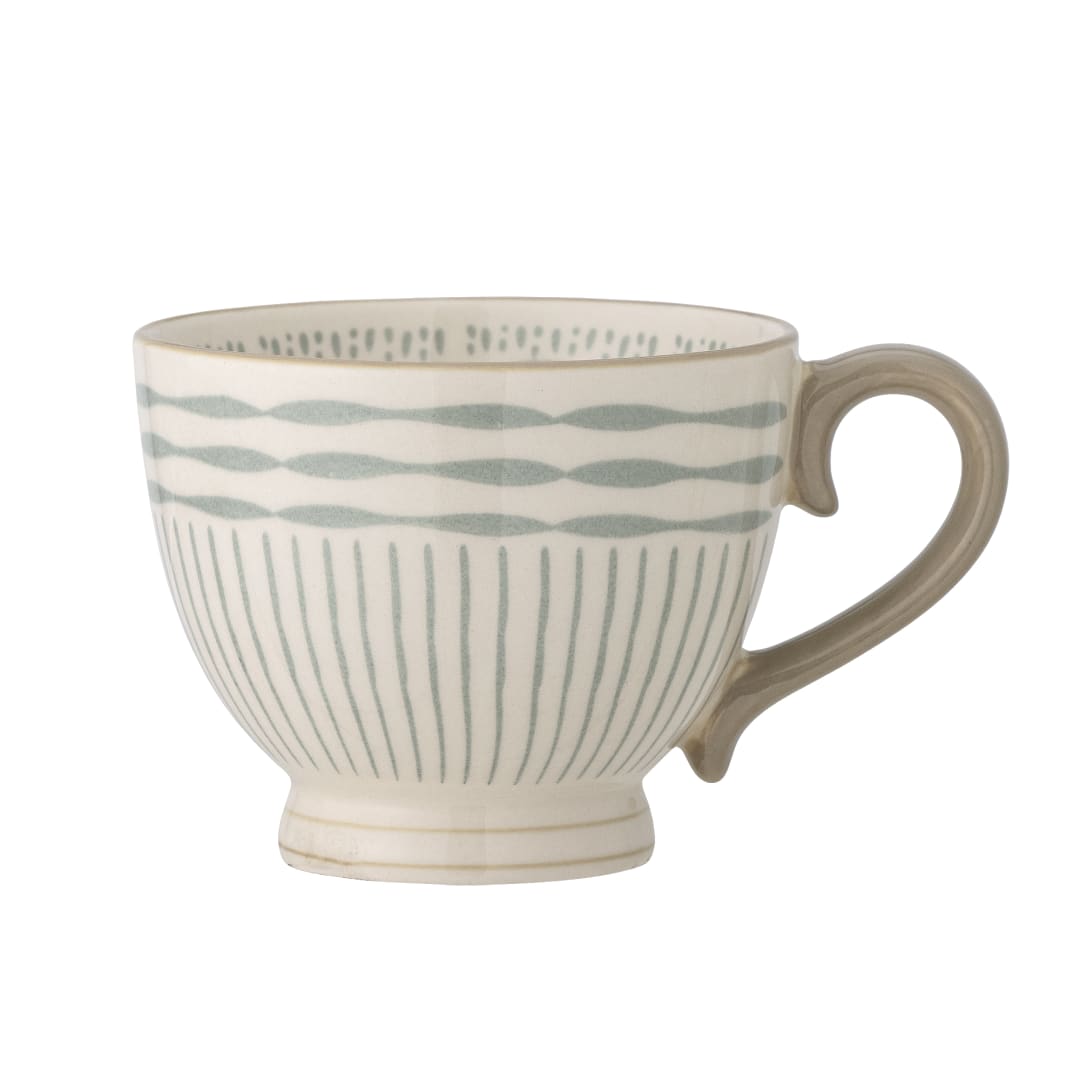 82057696 - Maple Mug, Green, Stoneware STOCK: 300