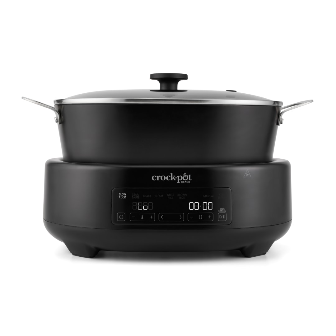 SLOW COOKER CRP 8QT LOWPROFILE BK