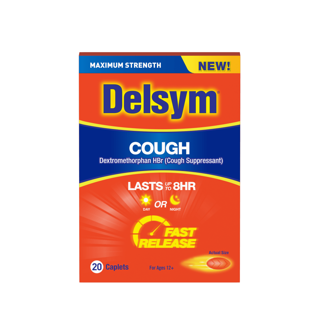 DELSYM® Adult Caplets - 8 hr Cough 24/20 ct.