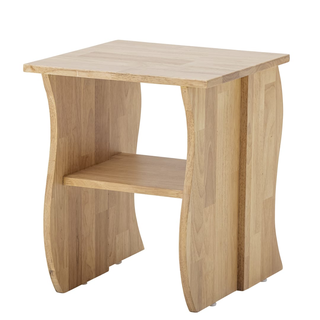 82062016 - Bark Stool, Nature, Rubberwood STOCK: 2