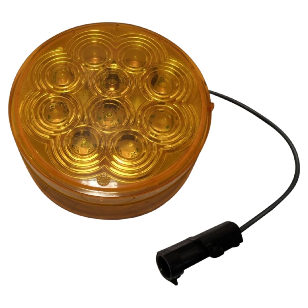Wastebuilt® Replacement for McNeilus Light 4.00 LED Amber Curb Side Lower