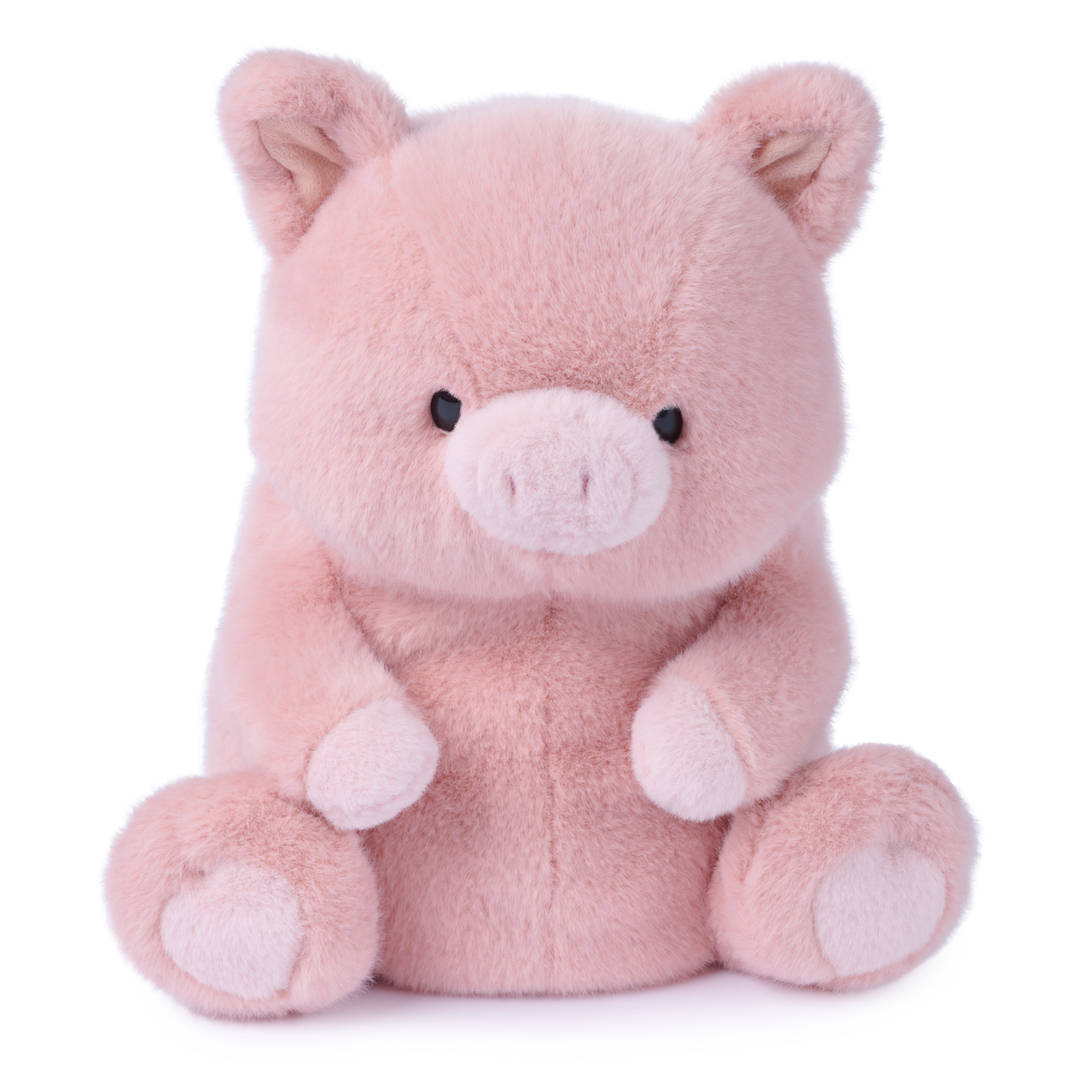 GUND Plumpkins Pig 8-Inch Premium Weighted Bottom Stuffed Animal Plush Toy