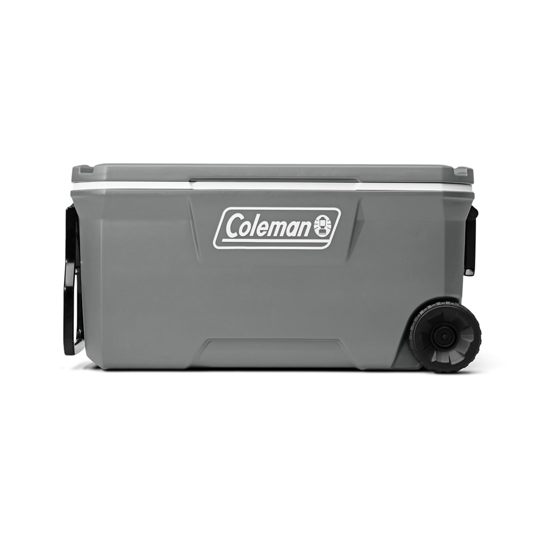 Coleman® Serie 316 Hielera con Ruedas de 150 QT, Mantiene el Hielo por Días, Gris