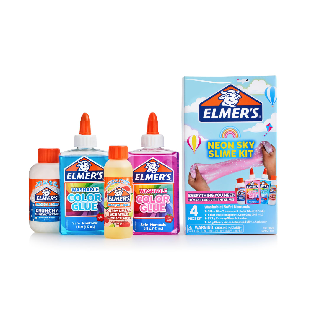 ELM NEON SKY SLIME KIT 4CT
