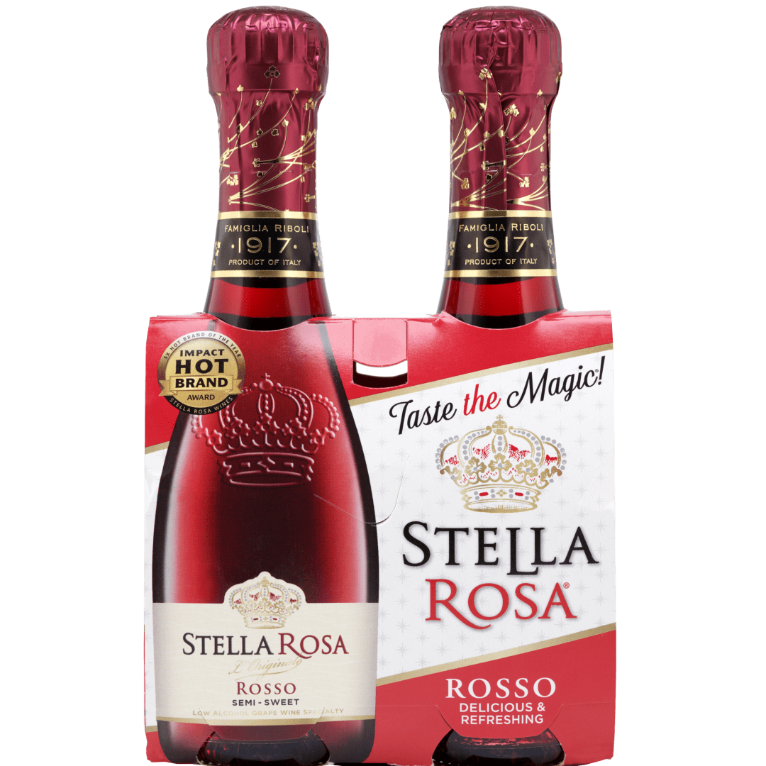 Stella Rosa Rosso Semi-Sparkling Red Wine 2Pk/187 ml