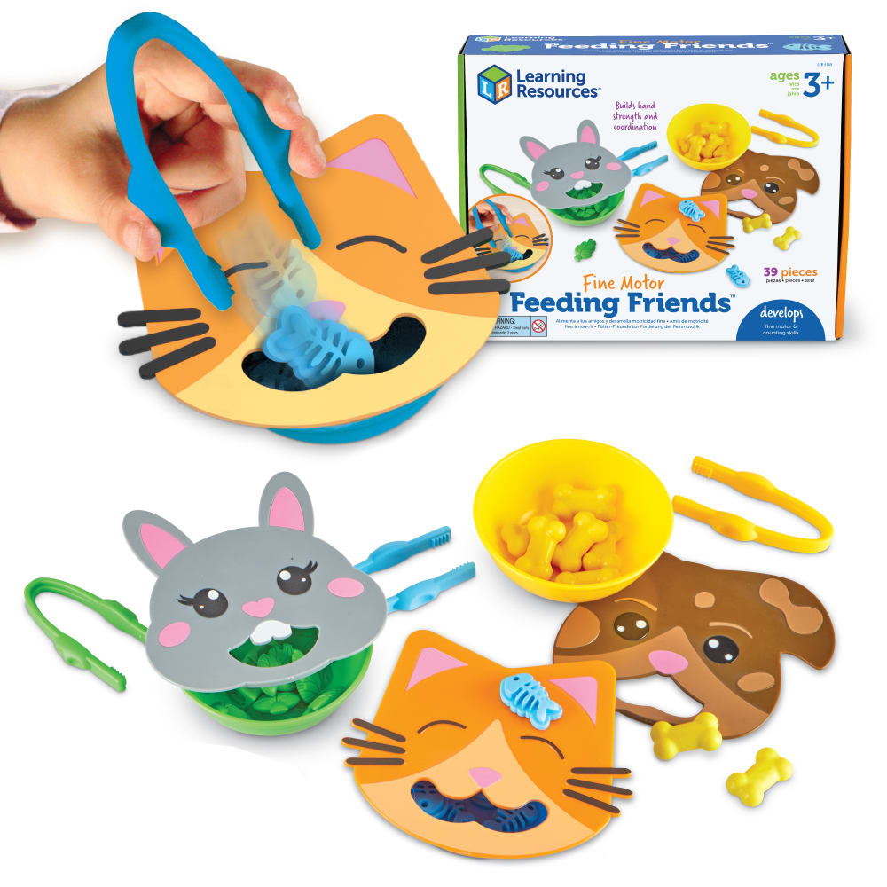 Fine Motor Feeding Friends