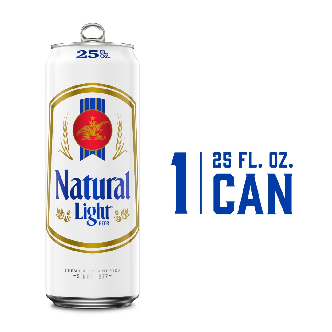 Natural Light Beer 25 fl oz Can