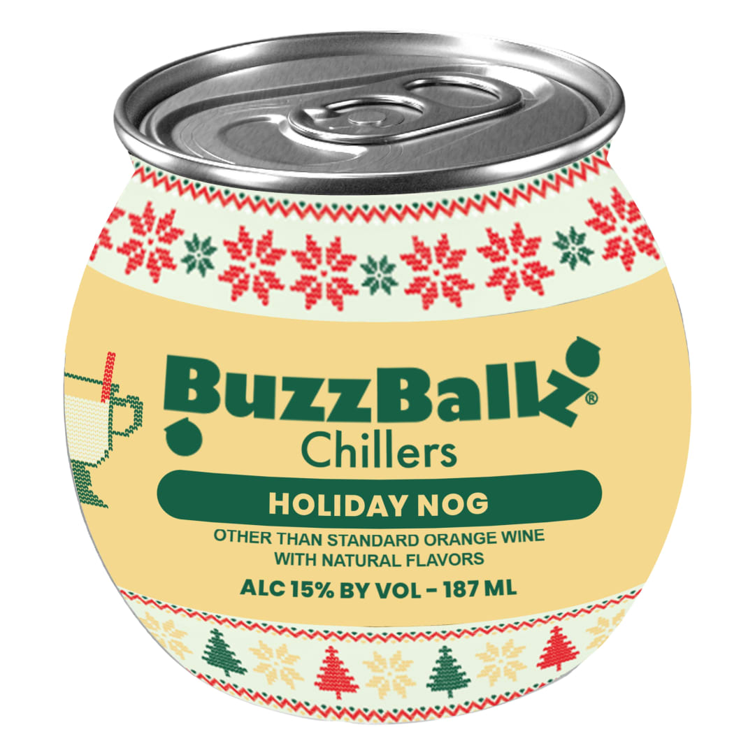 BuzzBallz Eggnog Wine Cocktail 187ml 30 Proof