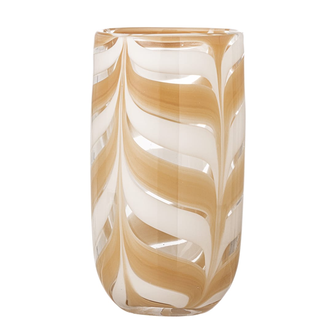 82061728 - Taven Vase, Orange, Glass STOCK: 300