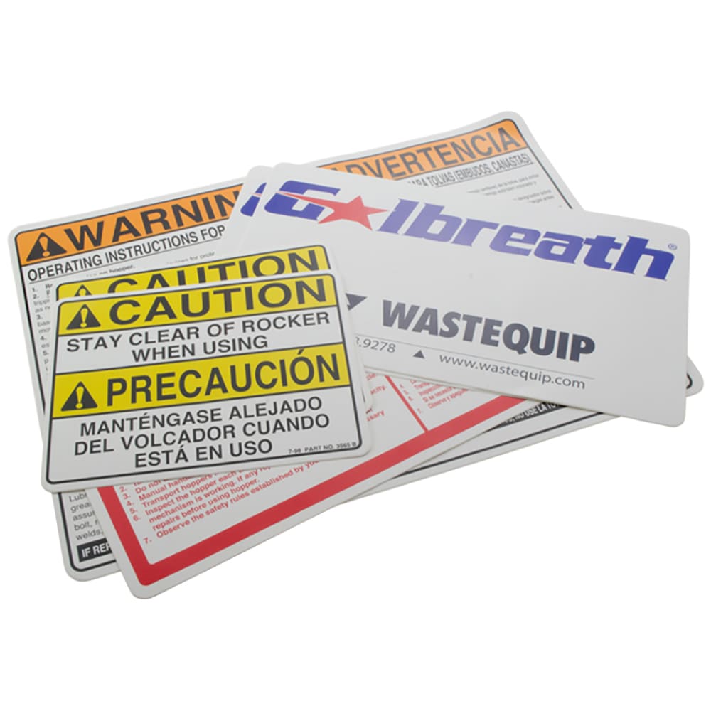 Galbreath™ Decal Kit, "Hopper" Model