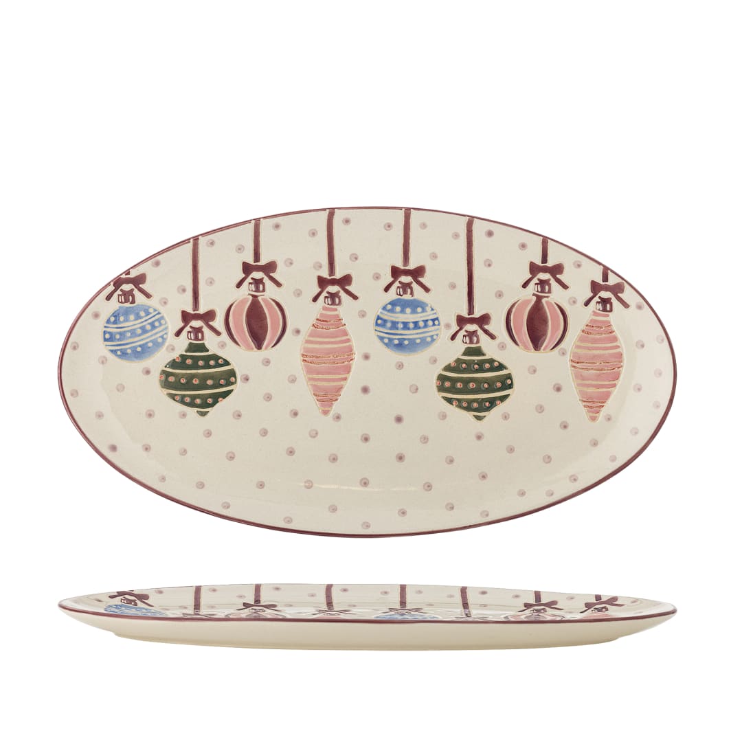 82063285 - Ornamentia Serving Plate, Multi, Stoneware STOCK: 300