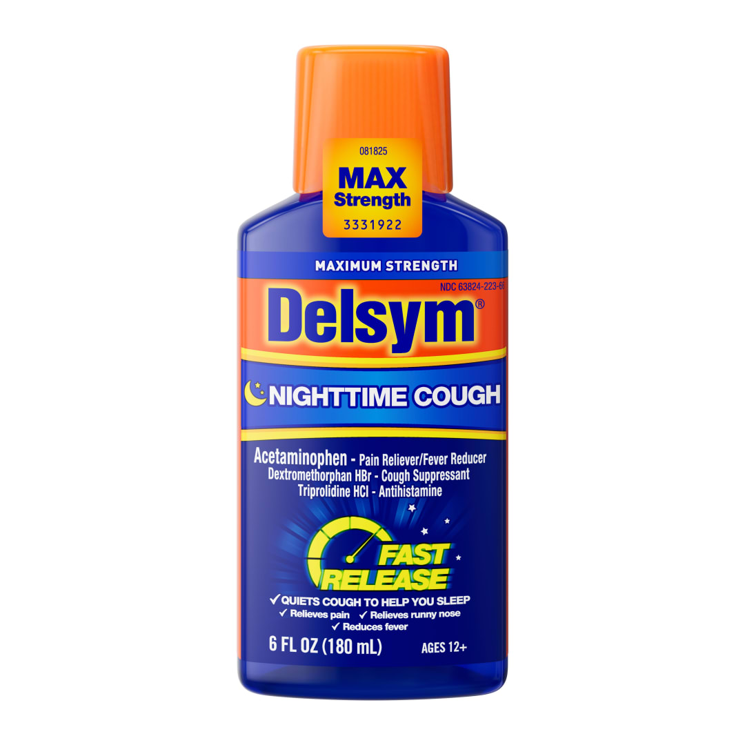 DELSYM® Adult Liquid - Nighttime Cough 6/6 oz.