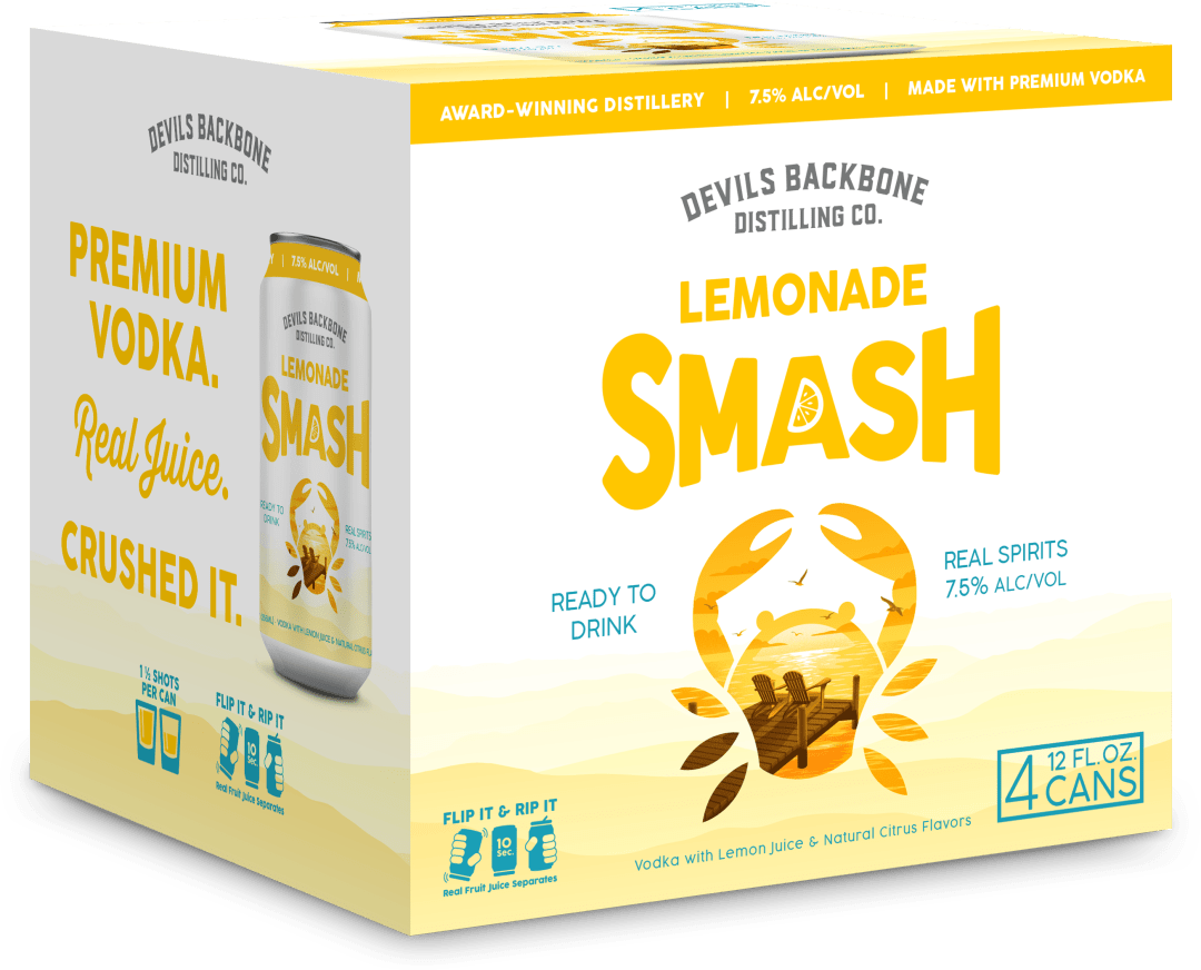 Devil's Backbone Rtd Lemon Smash 4 4/12c Cans