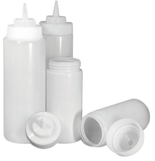 WMSB-24CL - 24OZ WIDE/M SQUEEZE BTL 6PK CL