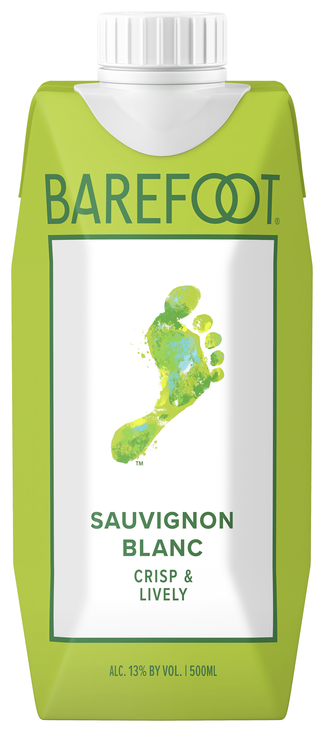 Barefoot Sauvignon Blanc White Wine Tetra 500ml